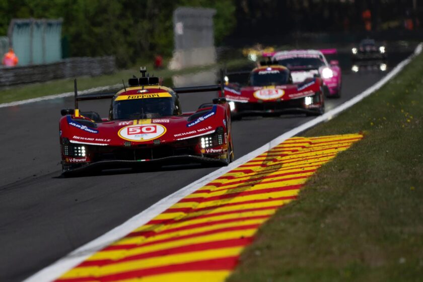 WEC, 6H SPA: È TRIPLETTA FERRARI, FUOCO IN POLE